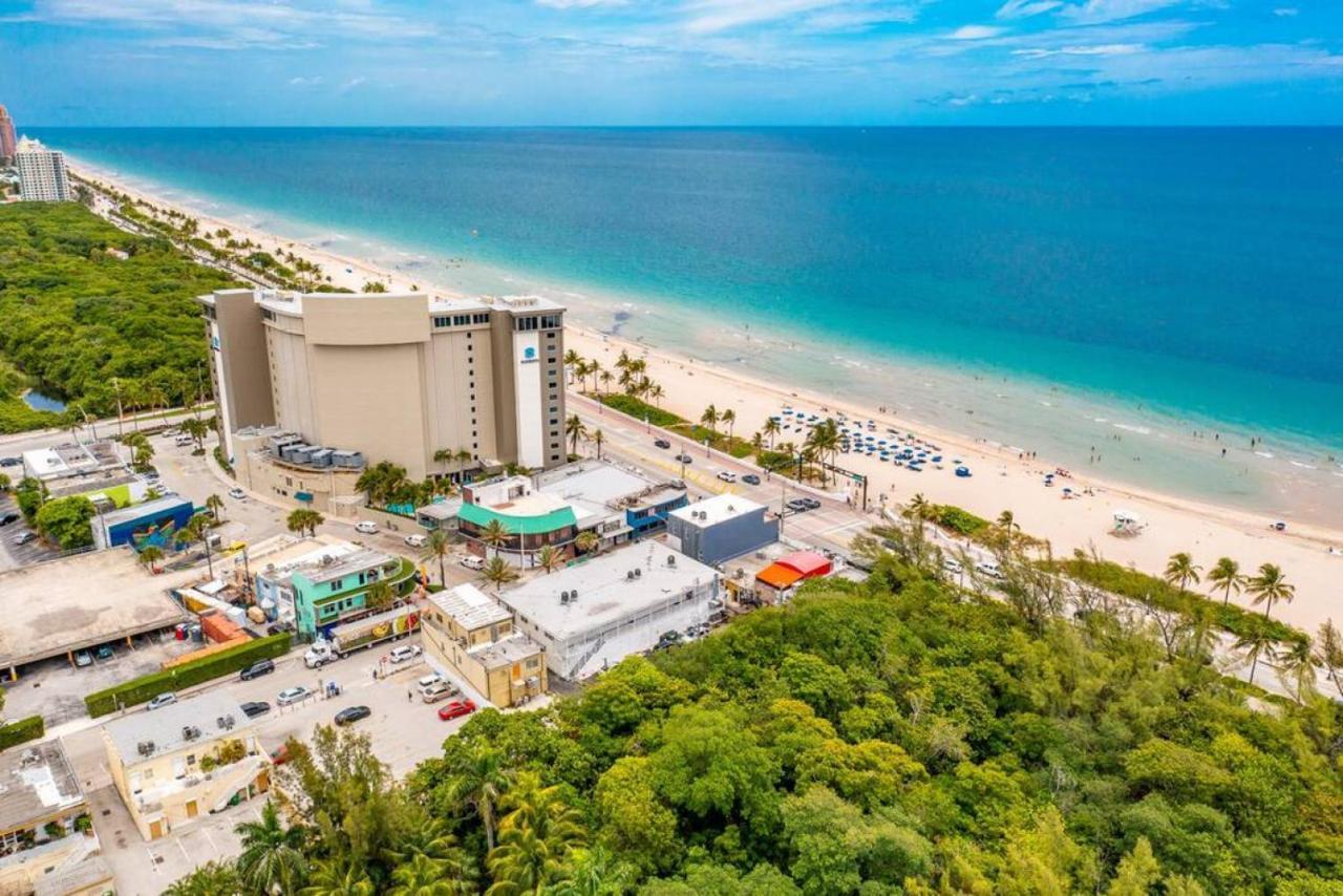 The Purple Pelican Beachfront With Ocean Balcony Unit 1 ฟอร์ต ลอเดอร์เดล ภายนอก รูปภาพ