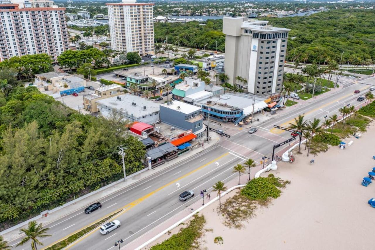 The Purple Pelican Beachfront With Ocean Balcony Unit 1 ฟอร์ต ลอเดอร์เดล ภายนอก รูปภาพ
