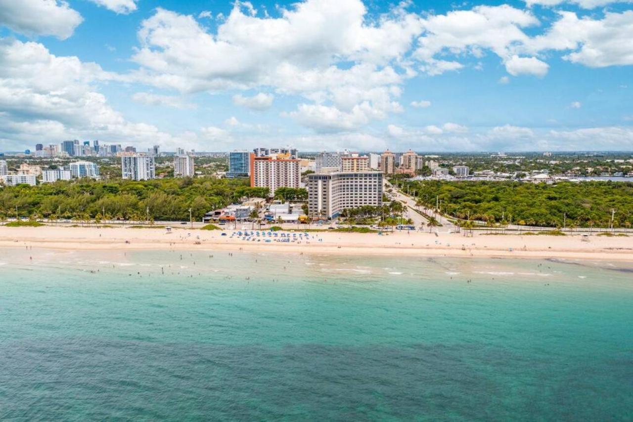 The Purple Pelican Beachfront With Ocean Balcony Unit 1 ฟอร์ต ลอเดอร์เดล ภายนอก รูปภาพ