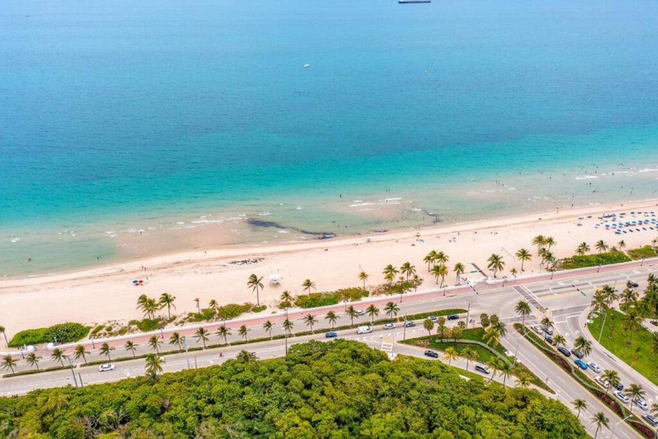 The Purple Pelican Beachfront With Ocean Balcony Unit 1 ฟอร์ต ลอเดอร์เดล ภายนอก รูปภาพ